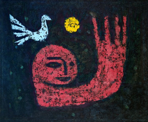 Без назива, без године, уље на платну, 69х84 Музеј наивне и маргиналне уметности Фото: Марија Коњикушић