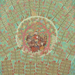 Lovci u sumi, 1980. ulje-platno, 50 x 40 cm, inv. br. 1889, MNMU (Medium)