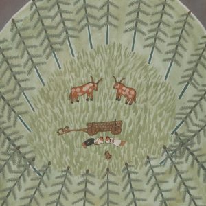 Na pasi, 1968. tempera-lesonit, 70 x 50 cm, inv. br. 327, MNMU (Medium)